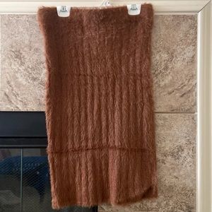 Brown Fur skirt / dress